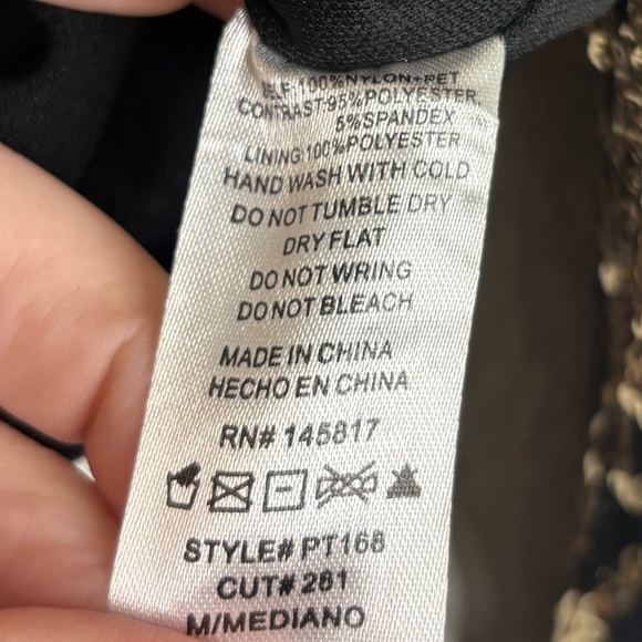 Privy Womens Sequin Jacket Collarless Asymmetric Zip Long Sleeve Gold Black - Picture 5 of 5